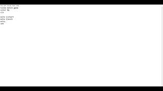 How to make a batch game quick tutorial