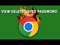 How To View and Delete Saved Password on Google Chrome