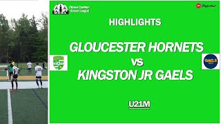 HIGHLIGHTS | Gloucester Hornets vs Kingston Jr Gaels | 2024 OCSL U21M