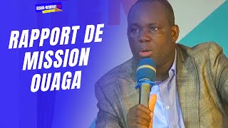 🟦RAPPORT DE LA MISSION DE OUAGA / #jesusrevient