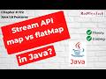 # 172 Stream map vs flatMap in Java with examples | Java 8 Stream map | Stream | java 8 | RedSysTech