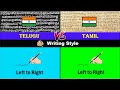 tamil vs telugu language comparison dravidian languages south indian language comparison