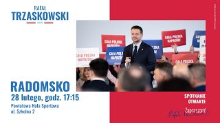 Radomsko. Na żywo. Bądźcie z nami! Cała Polska naprzód!🇵🇱