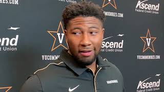 Caleb Peart at Media Day