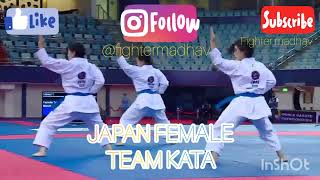JAPAN FEMALE TEAM KATA#shorts#karate#kata