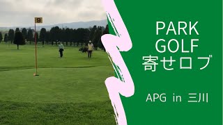 Parkgolf 寄せロブ  APG at 三川（180715）