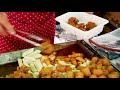 chicken gangjeong korean street food