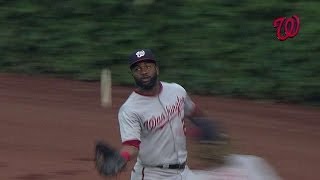 WSH@CHC: Span makes a nice running basket catch