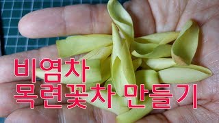 비염에 좋은차 목련꽃차 만드는 방법