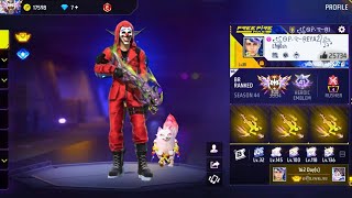 Free Fire Highest Level Up Op Reward || Rare Skyblue Joker Bundle