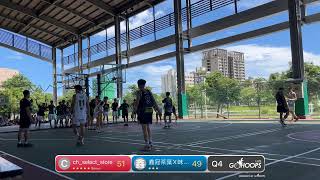 20240709 TGF傳續盃全國高中職籃球賽 13:30 ch_select_store VS 鑫冠茶葉X味覺研究所