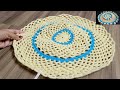 🌼लोकारीचा रूमाल crosia design woolen rumal how to crochet thalposh table cover placemat tutorial