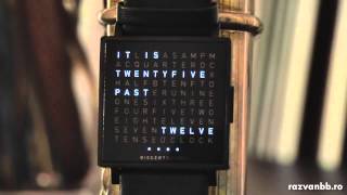 Designhorloge: Biegert en Funk Qlock two W