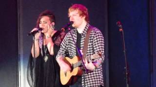 Ed Sheeran and Demi Lovato   'Give Me Love' Live HD Gm