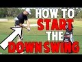 How to Start the Downswing and Get into the Slot