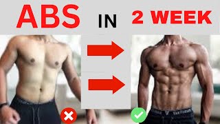 ABS in 10 days/make six pack & Upper Body workout at home