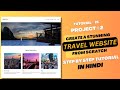 Creating An Awesome Travel Website Using HTML & CSS in Hindi | HTML CSS Projects for Beginner