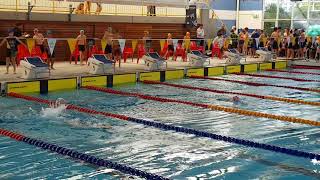 Nairwng Tripura at School Sports ACT Swimming Championship 2018 10 years girls 50m backstroke