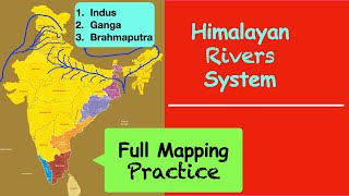 Himalayan rivers Drainage System, Indian Geography Part 9, Indus, Ganga, Brahmaputra, UPSC,SSC,CDS