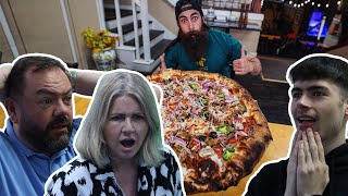 British Family React! 65 ATTEMPTS AND ZERO WINNERS...'THE ULTIMEAT PIZZA CHALLENGE'