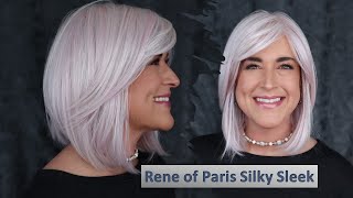 Rene of Paris Silky Sleek in Icy Petal | A heat friendly wig from the MUSE collection under $100!