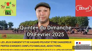 MAX 1-2-3 Turf vos pronostics hippiques du Dimanche 09 Février 2025 ‎@max1-2-3turfvospronosticsh2