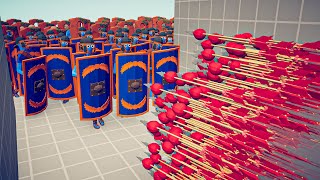 100x SHIELDMEN vs EVERY GOD - Totally Accurate Battle Simulator TABS