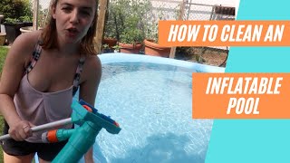 How to Clean an Inflatable Pool | Above Ground Pool Cleaning Hacks