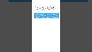 Order of Operations: Positive & Negative Fractions! ✅ #shorts