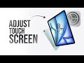 How to Adjust Touch Screen on iPad (tutorial)