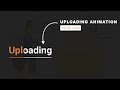 Uploading Progress Bar CSS Animation | CSS Animation | Pure CSS Progress bar