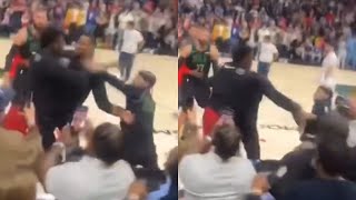 Jose Alvarado and Thomas Bryant throw hands after Jimmy Butler and Naji fight 👀