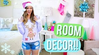 Holiday Room Makeover!! DIY Room Decor for Christmas! Alisha Marie