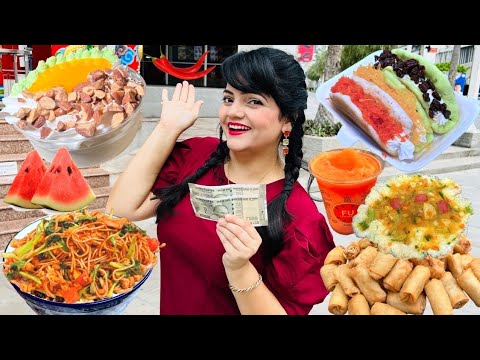 Living On Rs 1000 For 24 Hours Challenge Bangkok Food Challenge Youtube