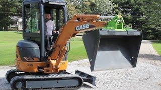 Perform Front Loader work with your Mini Excavator?... You Bet! using the XBoom Coupler