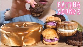 《Eating sounds》キャラメルシフォンケーキ!スコーンサンド!