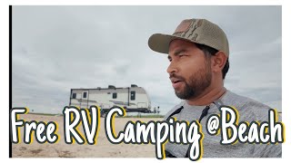 Epic FREE Beach Camping Adventure at Rutherford Campground | Louisiana Free RV Camping 🌊🏕️