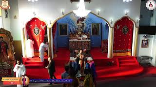 Holy Qurbana  12/Jan /2025, St Gregorios Malankara Orthodox Church, Edmonton