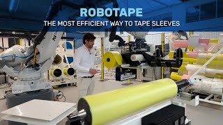 RoboTAPE - Perfect automatic taping on sleeve with no waste