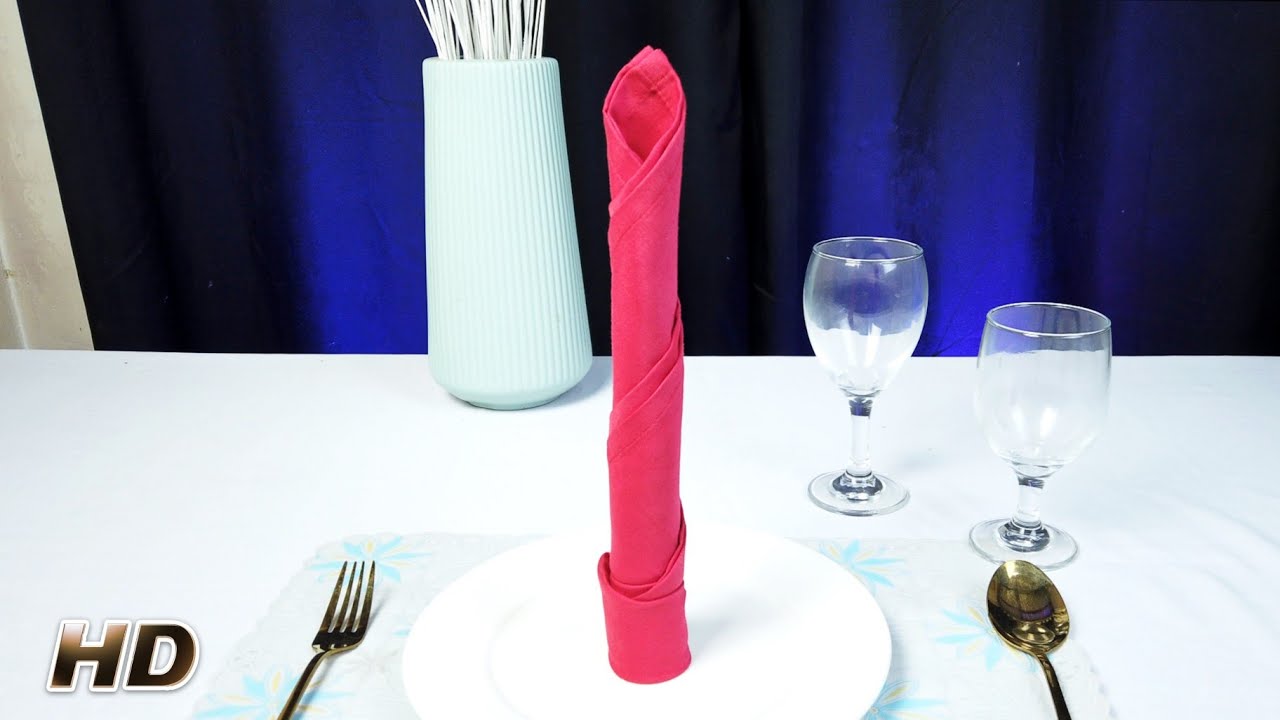 Candle Napkin Folding Youtube