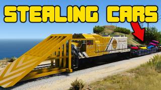 Stealing Cars Using The Train In GTA 5 RP