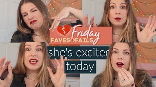 FRIDAY FAVES & FAILS // Glitter Without Fallout + Lipstick That Wont Budge