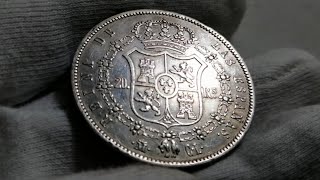 20 REALES 1850 MADRID ISABEL II