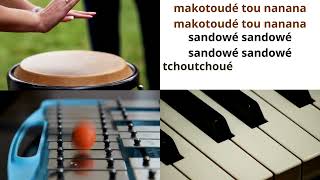 Makotoudé chant traditionnel africain - canon  trois voix