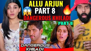 DANGEROUS KHILADI - PART 8 ALLU ARJUN SCENE REACTION ILEANA SONU SOOD Hindi Dubbed Movie