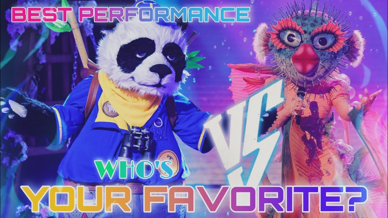 Panda VS Pufferfish | Levitating | Masked Singer Face Offs - YouTube