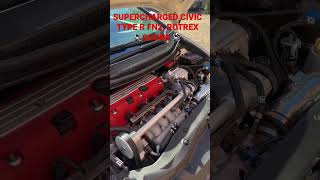 Supercharged FN2 Civic Type R.  How Rotrex superchargers sound