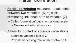 Multiple Regression and Partial Correlation