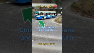 TNSTC bus makes perfect U turn in sharp curve ghat road hairpin bend #tnstclovers #ootytn43traveller