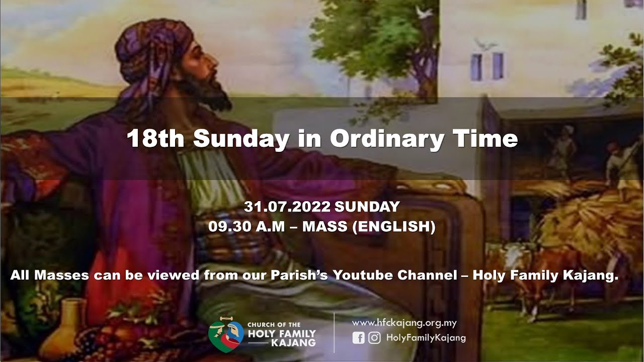 18th Sunday In Ordinary Time - YouTube